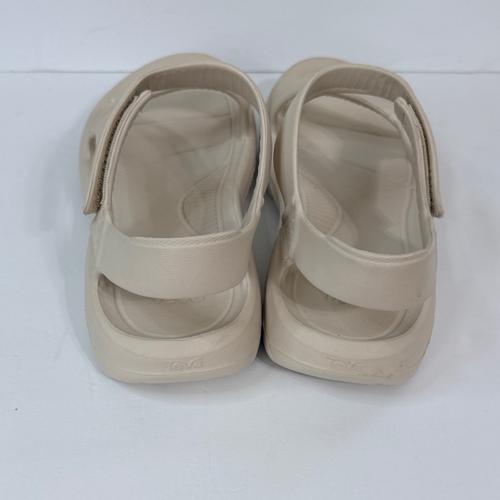 Teva Women's Neutral Cream Slingback Sandals - Picture 3 of 8